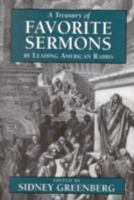 A Treasury of Favorite Sermons by Leading American Rabbis 0765760614 Book Cover