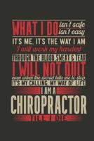 Notebook: Notebook: Chiropractor (120 pages, checkered paper) 1079889248 Book Cover