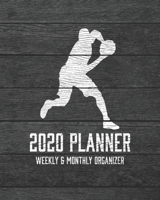 2020 Planner Weekly and Monthly Organizer: Basketball Dark Wood Vintage Rustic Theme - Calendar Views with up to 130 Inspirational Quotes - Jan 1st 2020 to Dec 30th 2020 - Holidays Included 1677336188 Book Cover