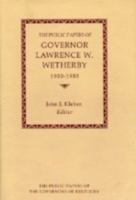 The Public Papers of Governor Lawrence W. Wetherby, 1950-1955 (The Public Papers of the Governors of Kentucky) 0813106060 Book Cover