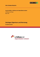 Geistiges Eigentum und Normung 3640973909 Book Cover