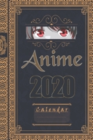 Anime 2020 Calendar: Anime Manga Japanese Art Calendar, Planner, including a Bullet Grid Notes section. Bonus: 2020 + 2021 year overview calendar, 6x9 inch, Creme Paper, 120 Pages 1711091375 Book Cover