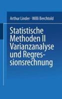 Statistische Methoden II Varianzanalyse Und Regressionsrechnung 376431267X Book Cover