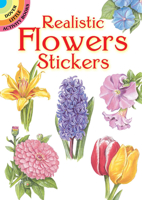 Realistic Flowers Stickers 0486416186 Book Cover