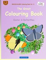 Brockhausen Colouring Book Vol. 3 - The Great Colouring Book: Easter & Butterflies 1530379369 Book Cover