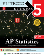 5 Steps to a 5: AP Statistics 2021 Elite Student Edition 126046718X Book Cover