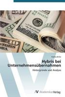 Hybris bei Unternehmensübernahmen 3639394496 Book Cover