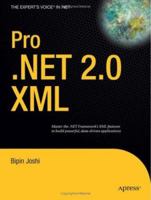 Pro.NET 2.0 XML 1590598253 Book Cover