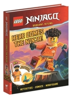 Legoâ(r) Ninjagoâ(r) Here Comes the Ninja! (with Arin Minifigure and Dragon Mini-Build) 1837250375 Book Cover