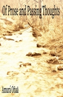 Of Prose and Passing Thoughts B0C9SBMJXW Book Cover