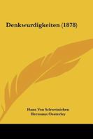 Denkwurdigkeiten 1165349159 Book Cover