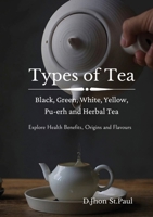 Types of Tea: Black, Green, Yellow, Oolong, White, Pu-erh and Herbal Tea 1716879981 Book Cover