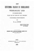 Het Eenstemmig Fransch En Nederlandsch Wereldlijk Lied in de Belgische 1147958793 Book Cover