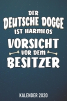Kalender 2020: Deutsche Dogge A5 Kalender Planer f�r ein erfolgreiches Jahr - 110 Seiten 1672874459 Book Cover