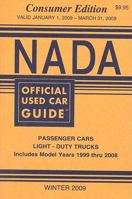 NADA Official Used Car Guide, Consumer Edition Winter 2009 1881406679 Book Cover