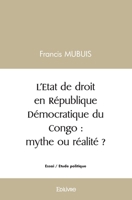 L'Etat de droit en République Démocratique du Congo : mythe ou réalité ? (French Edition) 2414565330 Book Cover