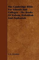 The Books of Nahum, Habakkuk and Zephaniah 1018277692 Book Cover