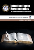 Introduction to Hermeneutics The Art and Science of Interpreting the Bible: Secretariat of Christian Education B0FQTVBBTG Book Cover