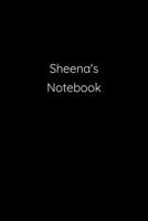 Sheena's Notebook: Notebook / Journal / Diary - 6 x 9 inches (15,24 x 22,86 cm), 150 pages. 169225832X Book Cover