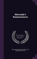 Macready's Reminiscences 1279188952 Book Cover