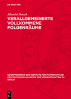 Verallgemeinerte Vollkommene Folgenräume 3112724488 Book Cover