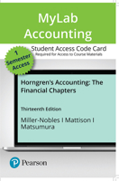 Horngren's Accounting: The Financial Chapters 0136708919 Book Cover