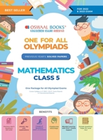 Oswaal One For All Olympiad Previous Years' Solved Papers, Class-5 Mathematics Book 9354234356 Book Cover