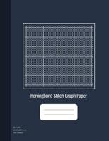 Herringbone Stitch Graph Paper: Beadwork Graph Paper, Seed Beading Grid Paper, Beading on a Loom, 100 Sheets (8.5x11) 1095731718 Book Cover