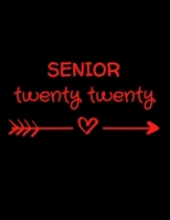 Senior 2020: Class of 2020 Graduate Notebook, College Ruled Composition Book, Quotes on Graduation Gift, Black and Red 1698454996 Book Cover