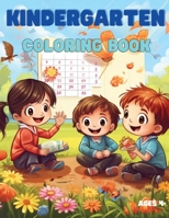 Kindergarten Coloring Book: Bilingual English/Spanish B0CLZDWJBF Book Cover