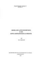 Greek and Latin Inscriptions in the Konya Archaeological Museum 1898249148 Book Cover