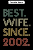 Composition Notebook: Womens 38th Wedding Anniversary Gift Best Wife Since 1981 Journal/Notebook Blank Lined Ruled 6x9 100 Pages 1673688659 Book Cover