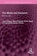 The Media and Disasters: Pan Am 103 1032459719 Book Cover