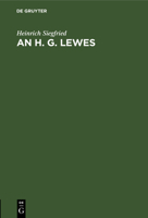 An H. G. Lewes 3112680472 Book Cover