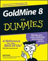 GoldMine 6 for Dummies 0764508458 Book Cover