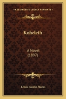 Koheleth: A Novel 1164897659 Book Cover