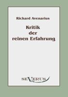 Kritik Der Reinen Erfahrung 3942382040 Book Cover