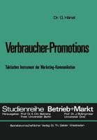 Verbraucher-Promotions: Taktisches Instrument Der Marketing-Kommunikation 3409364811 Book Cover