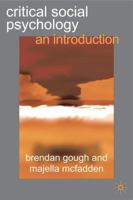 Critical Social Psychology 0333776461 Book Cover