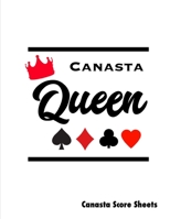 Canasta Score Sheets: Scorebook For Canasta Card Game Record Sheet Book 1677883898 Book Cover