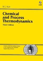 Chemical and Process Thermodynamics (3rd Edition) 0130874116 Book Cover