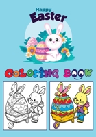 Happy Easter Coloring Book B08WJY4YP6 Book Cover