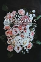Observations, Book, Essay, and Material from Various Works 1644265532 Book Cover