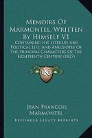 Memoirs Of Marmontel V1 1147113408 Book Cover