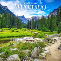 Wyoming Wild & Scenic 2026 12 X 24 Inch (Hanging) Monthly Square Wall Calendar Plastic-Free B0DYLBRPTH Book Cover