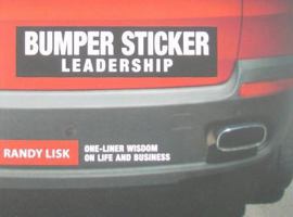 Bumper Sticker Leadership 1612060250 Book Cover