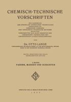 Chemisch-Technische Vorschriften: II. Band: Fasern, Massen Und Schichten 3662314541 Book Cover