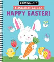 Brain Games - Sticker by Letter - Happy Easter! 1639384901 Book Cover