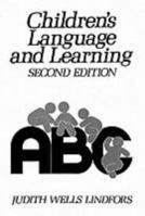 Children's Language and Learning 0131319620 Book Cover