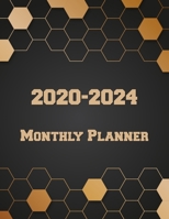 2020-2024 Monthly Planner: 2020-2024 planner. Monthly Schedule Organizer |Agenda Planner For The Next Five Years, Appointment Notebook, Monthly ... Setting (Gold Hexagon) (2020-2024 calendar) 1695823737 Book Cover